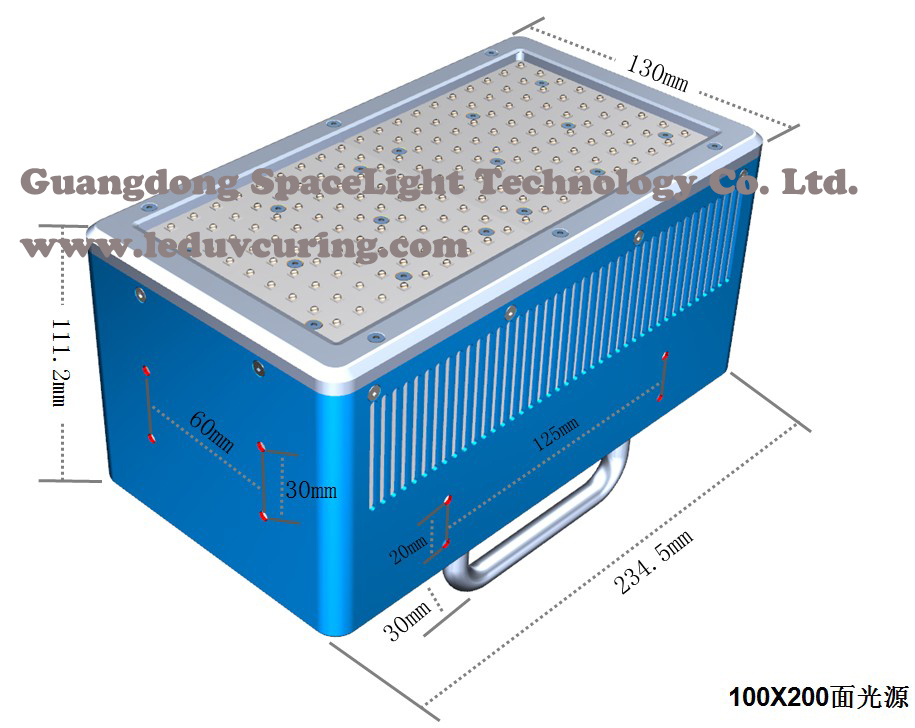Customized LED UV Curing Machine Large Area UV Curing Light Source for Printing