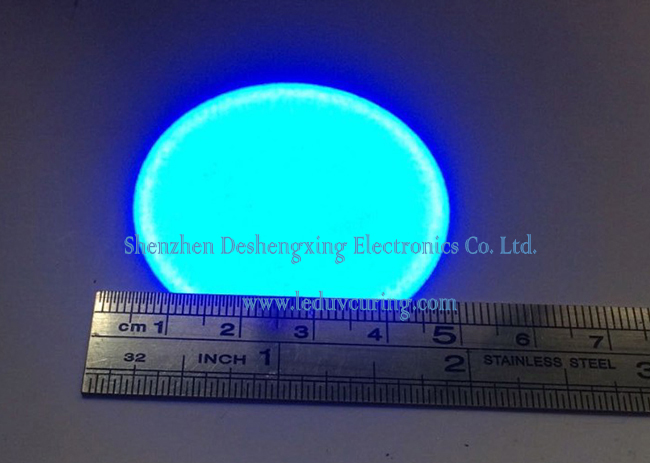 Lente spot per luce UV uniforme standard per sorgente luminosa puntiforme UV