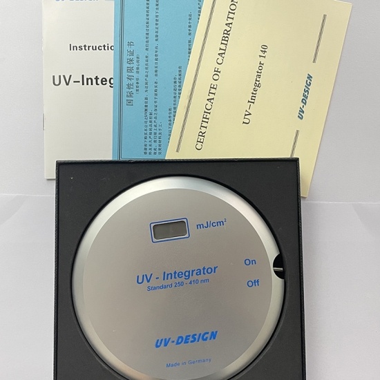  UV-Design UV Integrator 140 Strumento di misurazione dell'energia ad ultravioletti ad alta temperatura ad alta temperatura