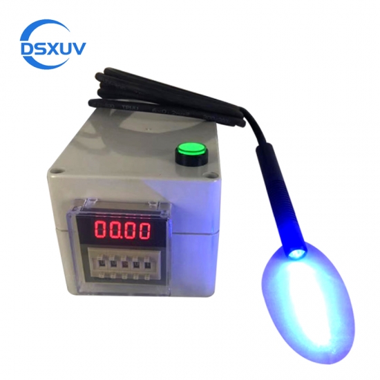 Sorgente luminosa a polimerizzazione UV a LED ad alta intensità con timer Lampada a secco a raggi ultravioletti