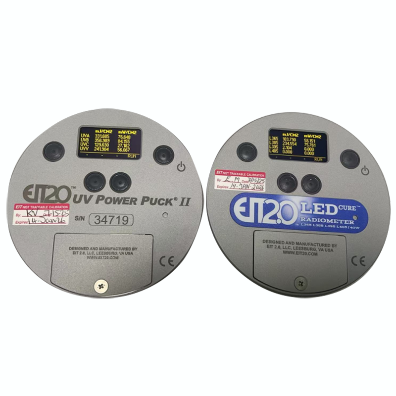 Risultati dei test di confronto dei dati di EIT Power Puck II e LED Cure 4 negli Stati Uniti